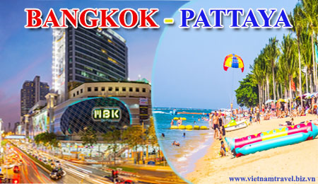 Khám Phá Vương Quốc  Của Những Nụ Cười : HCM - Bangkok - Pattaya 5 ngày 4 đêm 2023-2024