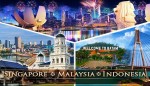 TP.HCM - Singapore - Indenesia - Malaysia 6 Ngày, Khách Sạn 4 ****, Tour Cao Cấp